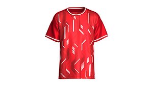 Men Crimson Tech Sublimation Soccer Jersey model