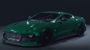 2024 Aston Martin Valour 3D Model Manual V12 Tribute Ultimate Drivers Aston Martin