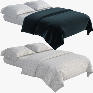 Photorealistic Bed 065 3D model