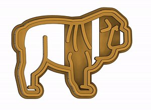 SHAR-PEI COOKIE CUTTER 3D
