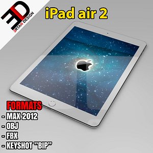 3d model of ipad air 2