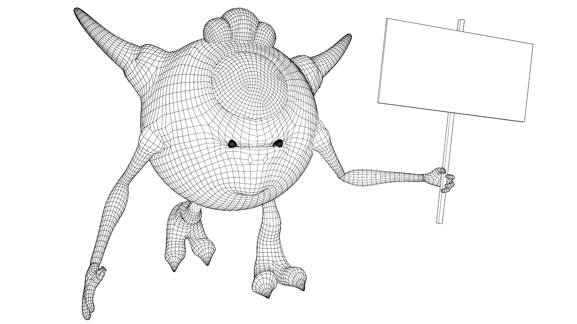 Protester Baby Monster model https://p.turbosquid.com/ts-thumb/Nk/QIemEw/kF/wire/jpg/1660731928/1920x1080/fit_q87/70ed07cc267733c54faf4c73e469a89154ca255b/wire.jpg