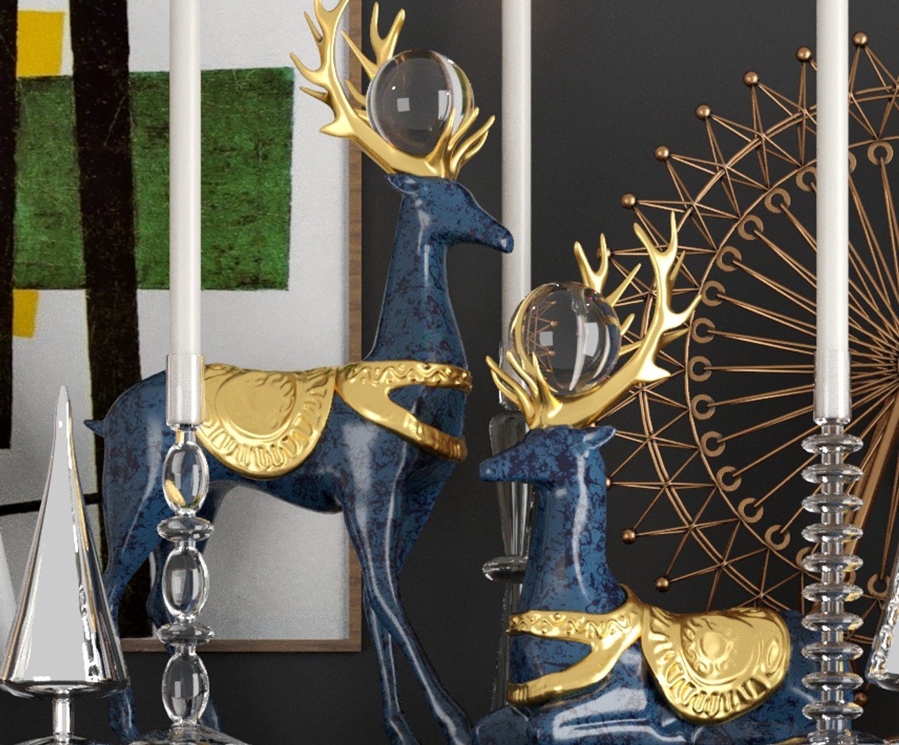 Decor Set Model - TurboSquid 1368506