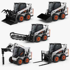 Bobcat S590 Skid Steer Loader and Attachments