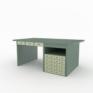 3D table modeled model