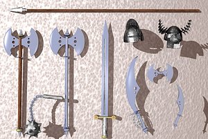 weapons set 3ds