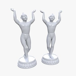 Murti Gaura Nitai 3D model