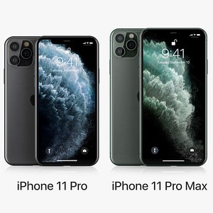 3D apple iphone 11 11pro