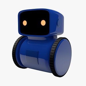 wheeled robot 3D model