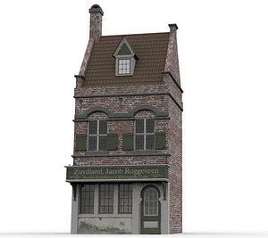3D old dutch house 1