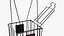 Wilson Tennis Ball Hopper Basket with Carry Handle