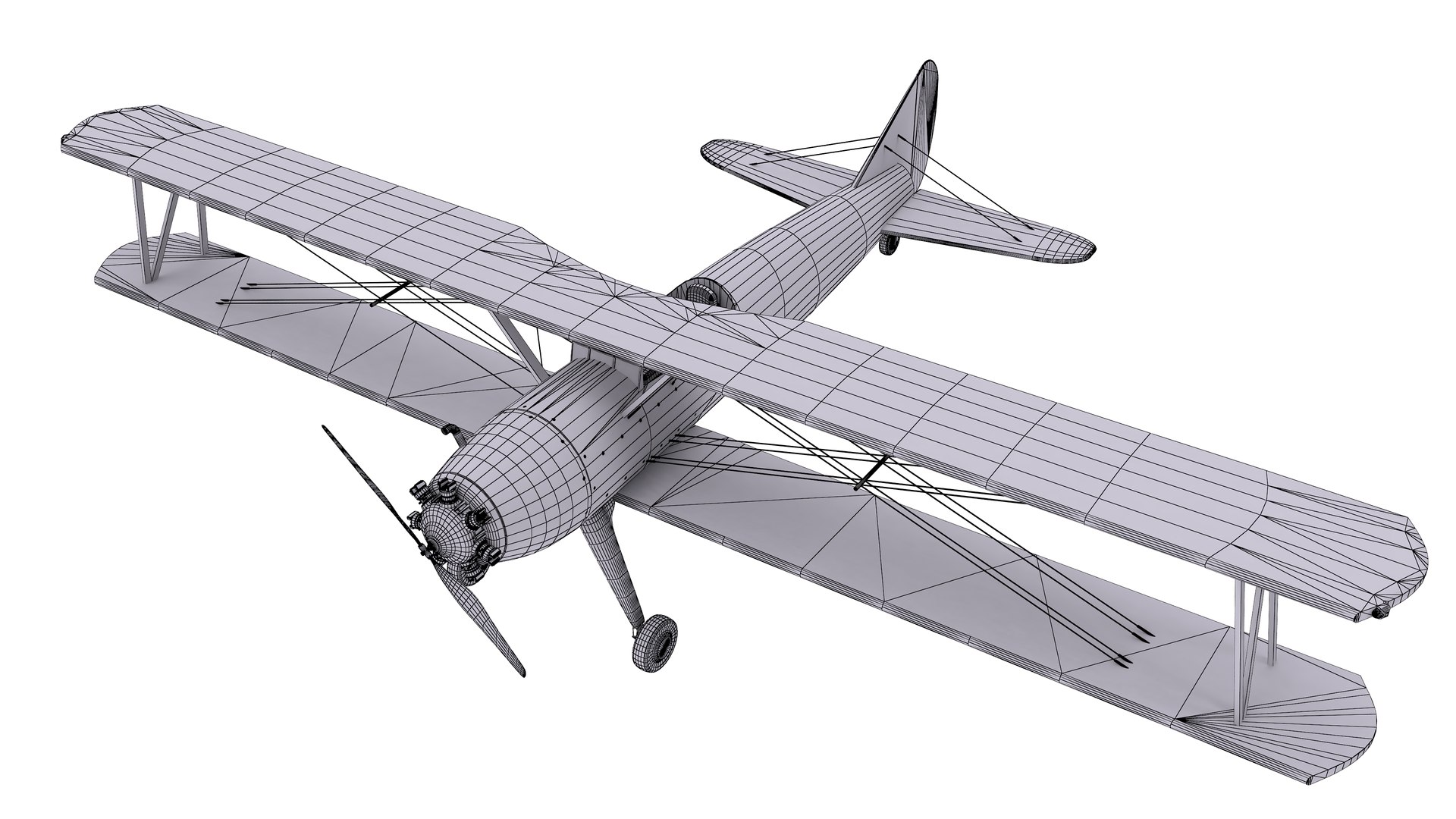 Biplane 3D - TurboSquid 1908913