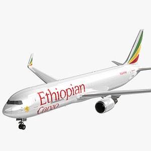 Boeing 767-300BDSF Ethiopian Airlines 3D model