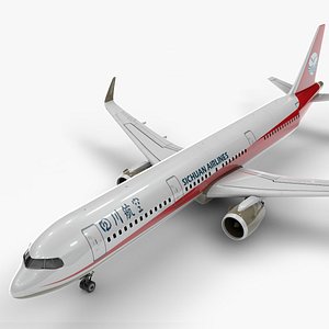 a321 neo sichuan airlines 3D