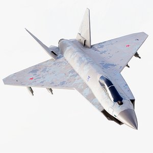 3D Sukhoi Su-75 Checkmate model