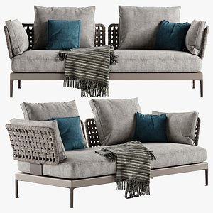 Minotti Patio sofa 3D