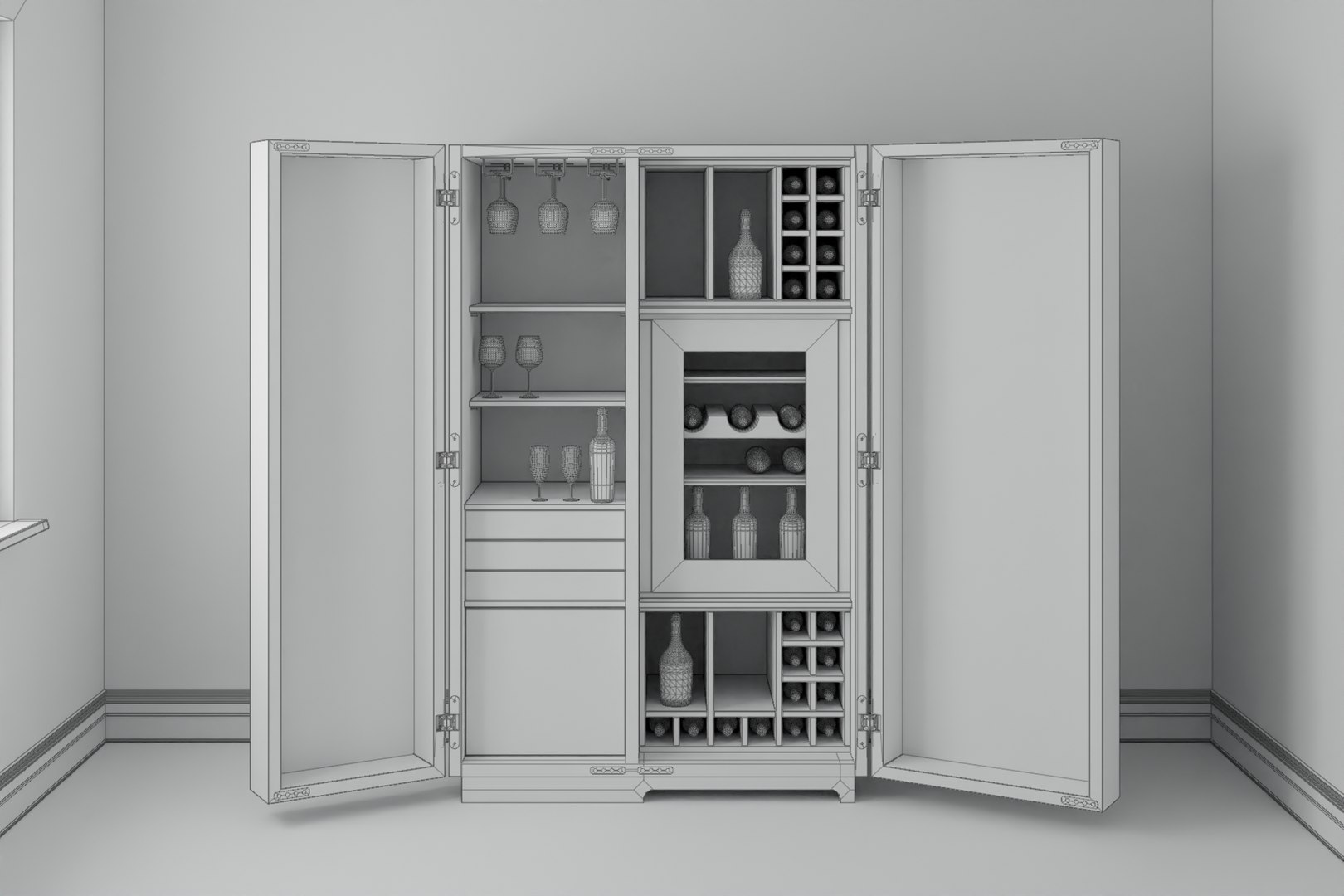 Cambusa - Wine Glass Fridge - Jumbo 3D model 3D https://p.turbosquid.com/ts-thumb/Nk/mBuvoF/2Y/open_wireframe/png/1685436253/1920x1080/fit_q87/77b0e9198ccecc698988460ed6bacad5a949e794/open_wireframe.jpg
