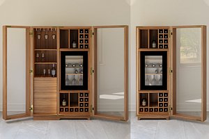 Cambusa - Wine Glass Fridge - Jumbo 3D model 3D