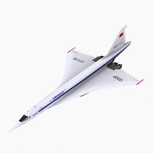 3d model aeroflot simulations aircraft