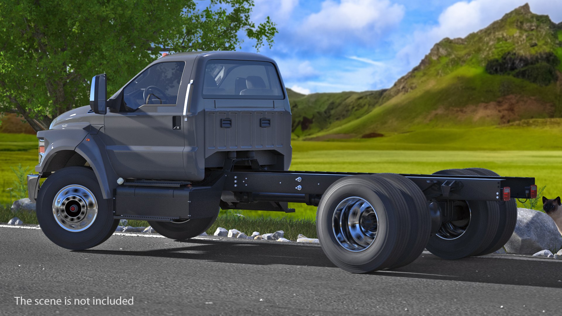 Truck Chassis 2 3D model preview