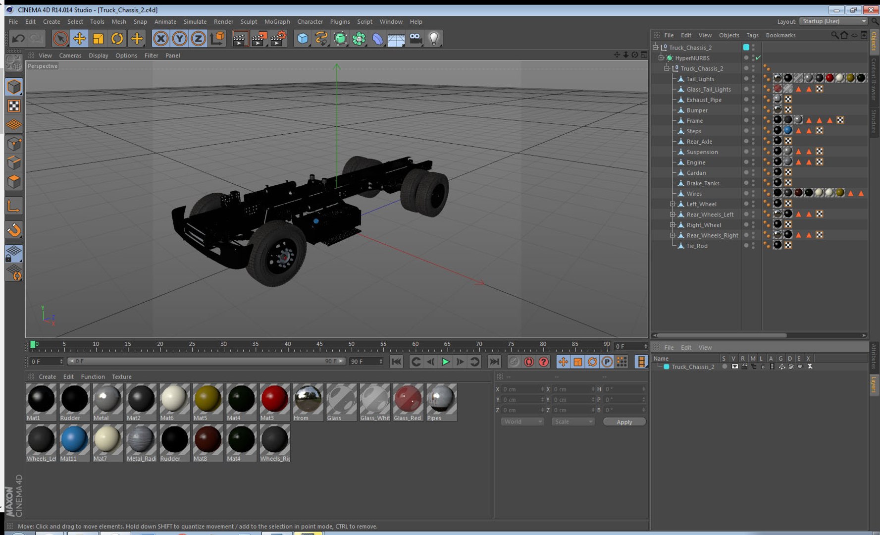 3D Truck Chassis 2 Model - TurboSquid 1358500