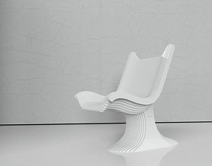 3D design chair model
