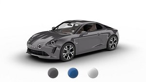 Alpine A110 GT 2022 3d model model