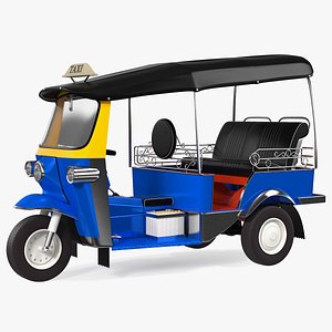 traditional tuk taxi 3D