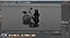 Lapin lunaire mignon 3D Milieu