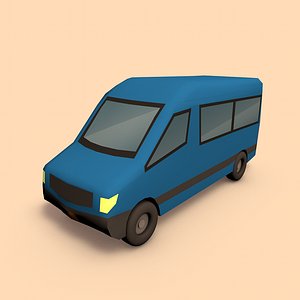 3d model of van bus