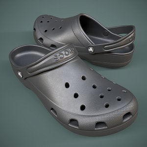 Clog Sandals PBR 3D model