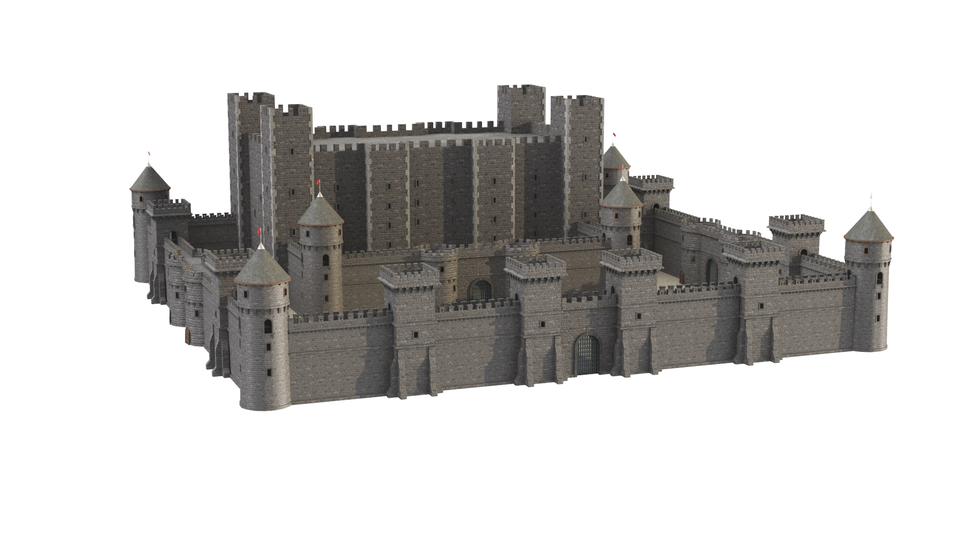 3D real castle - TurboSquid 1440127