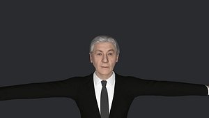 Ian McKellen  Hyper Realistic Full Body Fully Rigged 3D Character model