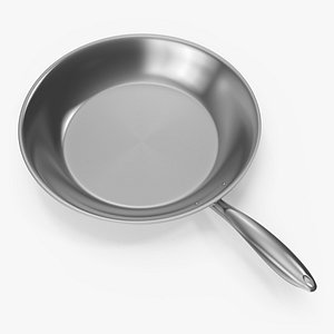 Aluminum Fry Pan 3D model