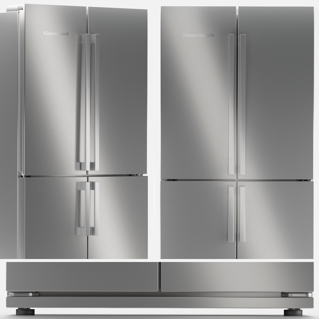 3D Model Set Of Kitchen Appliances Kuppersbusch 3 - TurboSquid 1828536