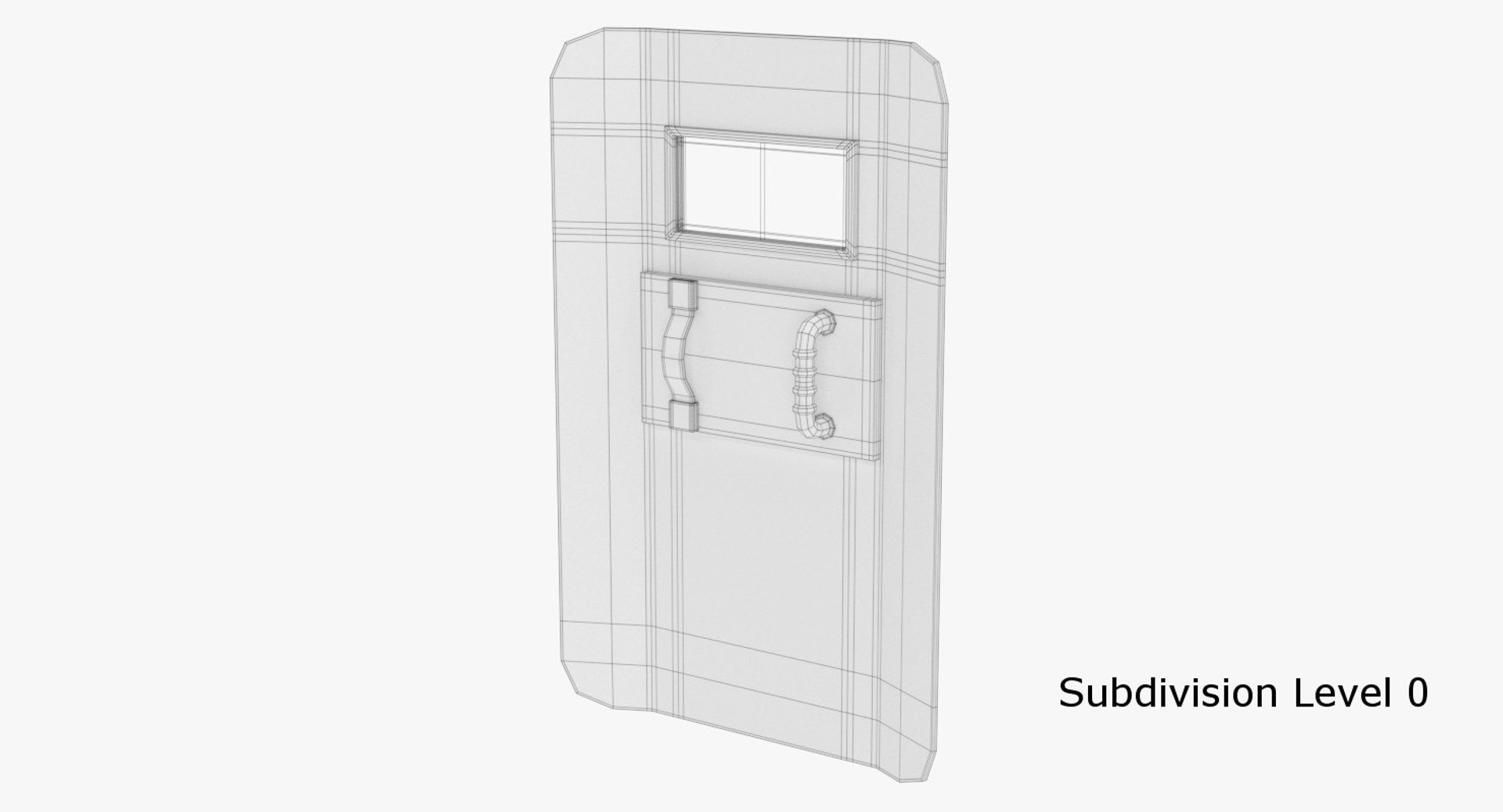 riot shield 3d model