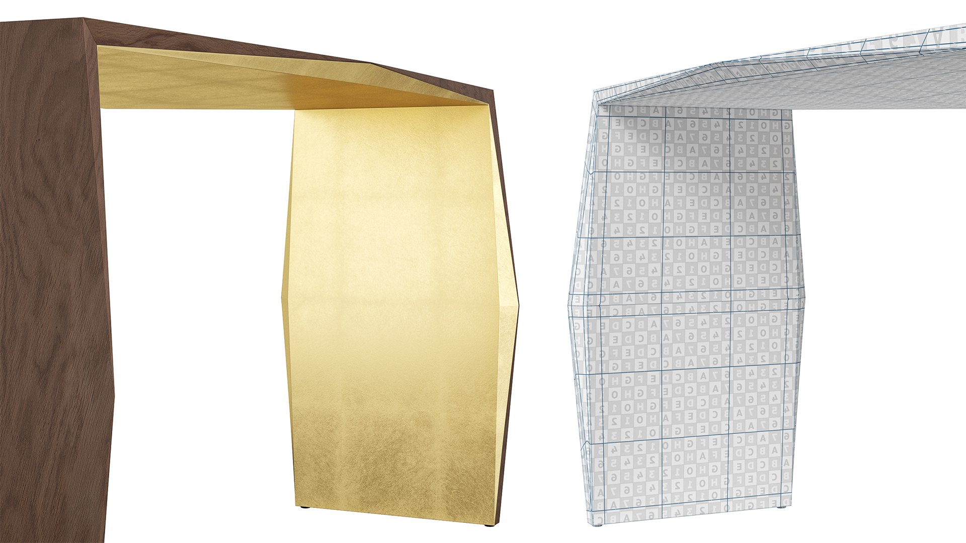 1stdibs Nada Debs Origami Console 3D Model - TurboSquid 2212257