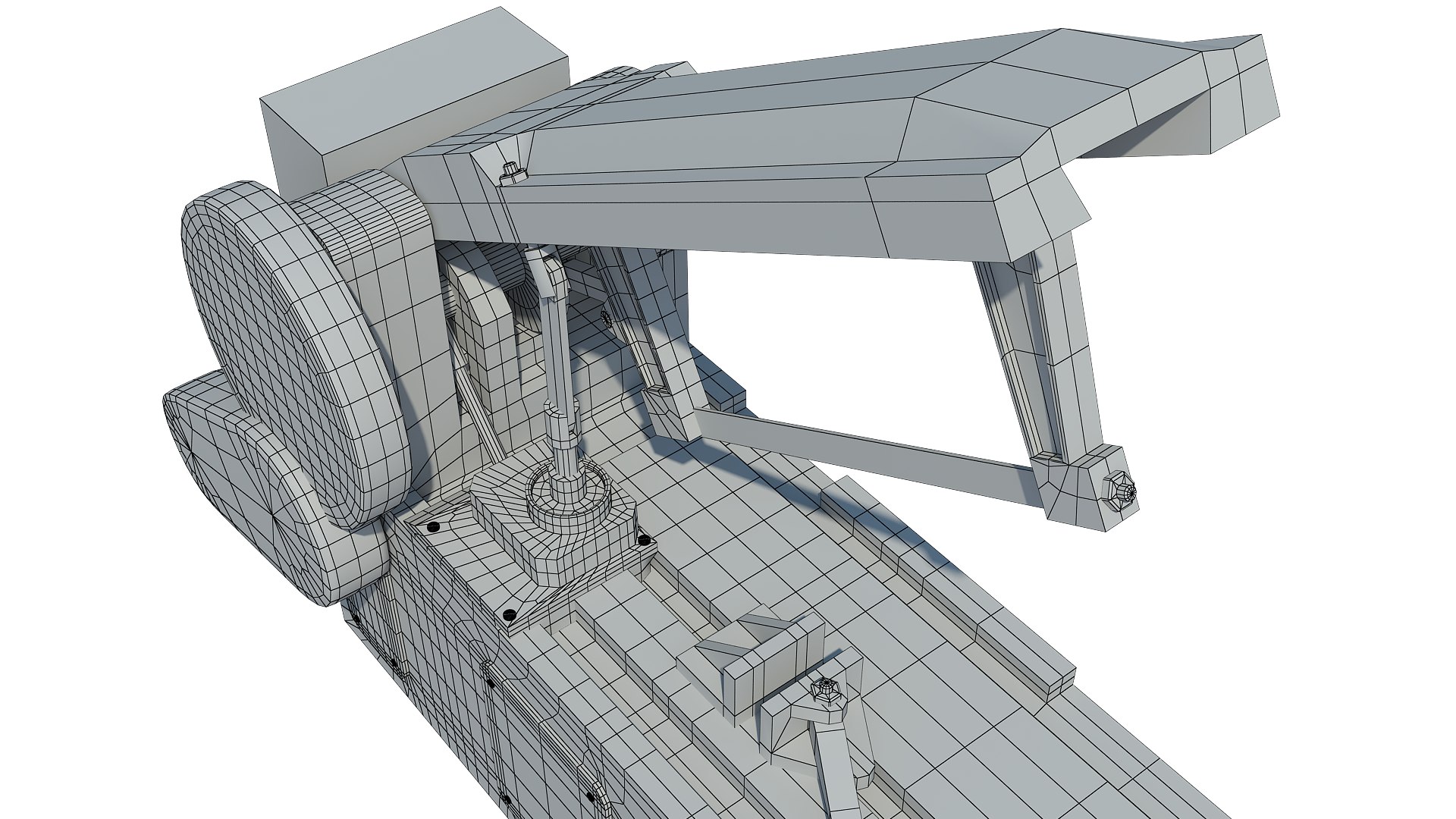 Metal Cutting Machine 3D Model - TurboSquid 1825439