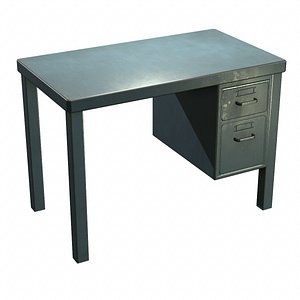 max french metal desk