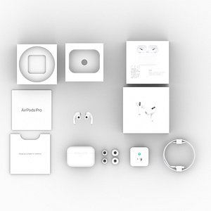 Airpods pro box and unboxing