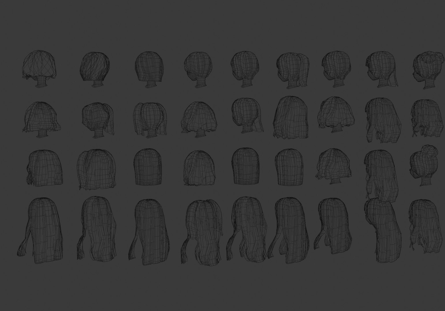 low poly hairstyles collection model https://p.turbosquid.com/ts-thumb/Nl/VLKQag/JC/20006/jpg/1652906680/1920x1080/fit_q87/472fb8960c51f40d579c2354d80fbe7e6ed38388/20006.jpg
