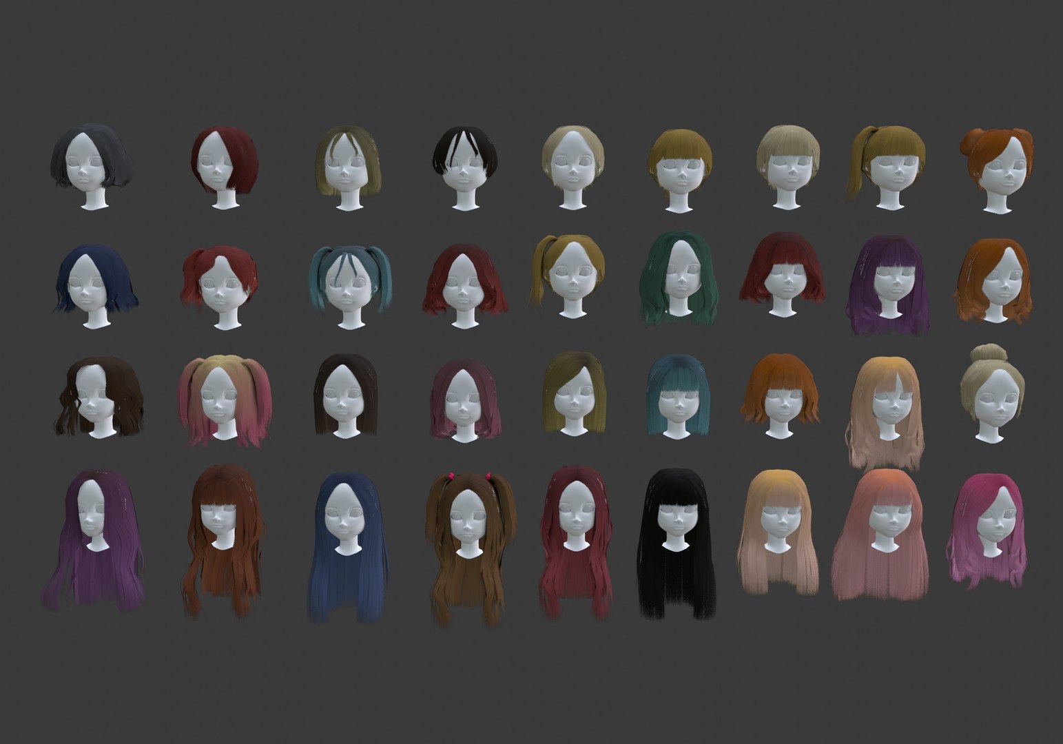 low poly hairstyles collection model https://p.turbosquid.com/ts-thumb/Nl/VLKQag/pI/10001/jpg/1652906045/1920x1080/fit_q87/15cadf471e030e6f82a12783a5b92775030ca0cb/10001.jpg