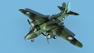 3D Douglas DB-7 Boston Mk III V05 China