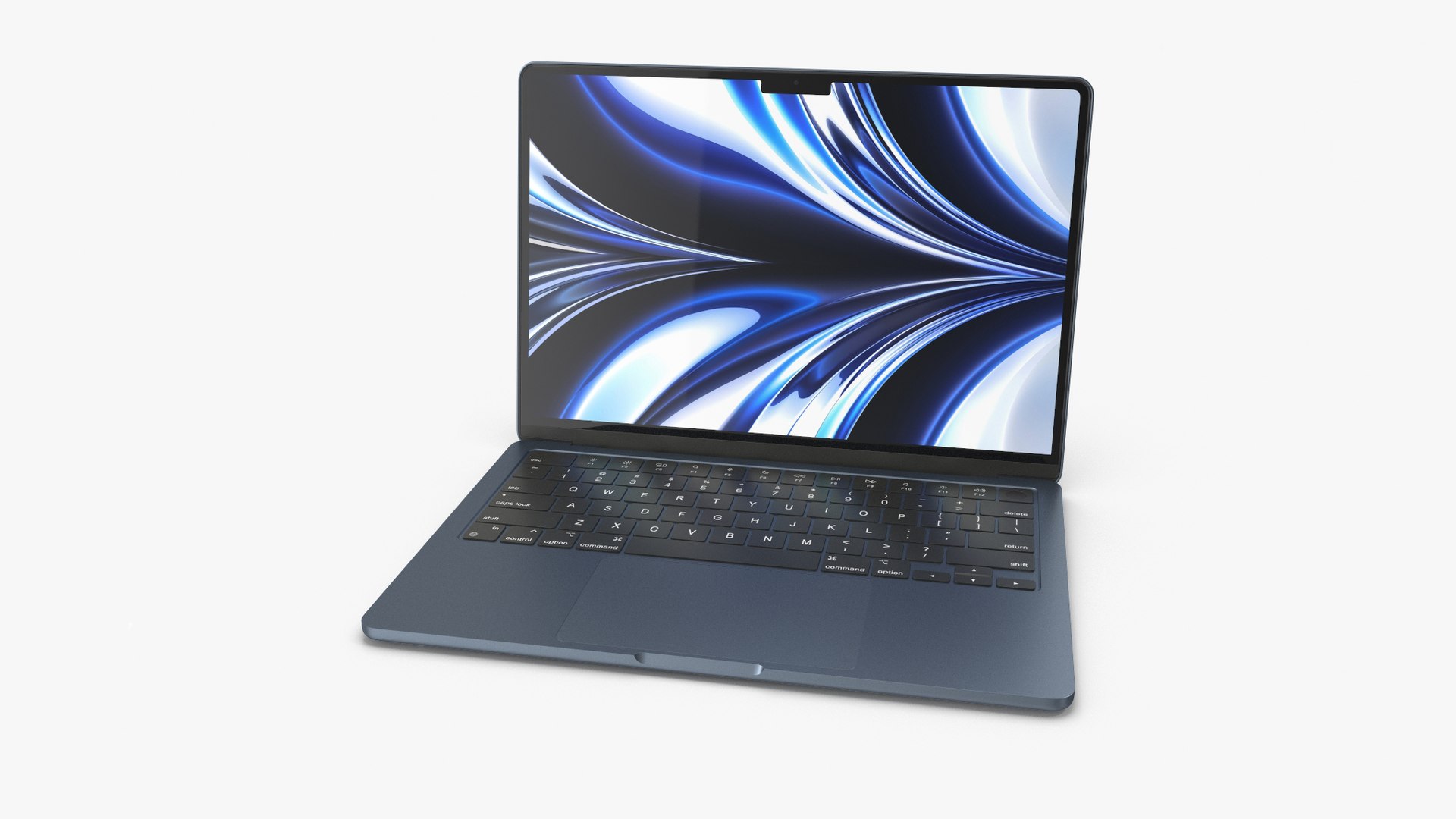 3D Midnight MacBook Air M2 2022 3D Model - TurboSquid 2001322