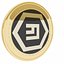 Moneda de oro de criptomoneda Emercoin
