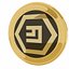 Moneda de oro de criptomoneda Emercoin