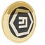 Moneda de oro de criptomoneda Emercoin
