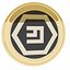 Moneda de oro de criptomoneda Emercoin