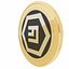 Moneda de oro de criptomoneda Emercoin