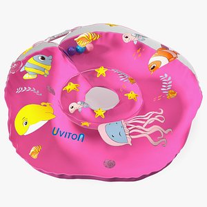 Baby Swimming Neck Ring 3D model